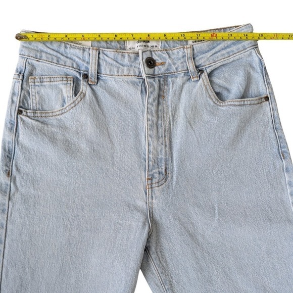 Cotton On Original Flare Jeans‎ Women's 8 Light Wash High Rise Denim Retro Boho - Picture 8 of 12